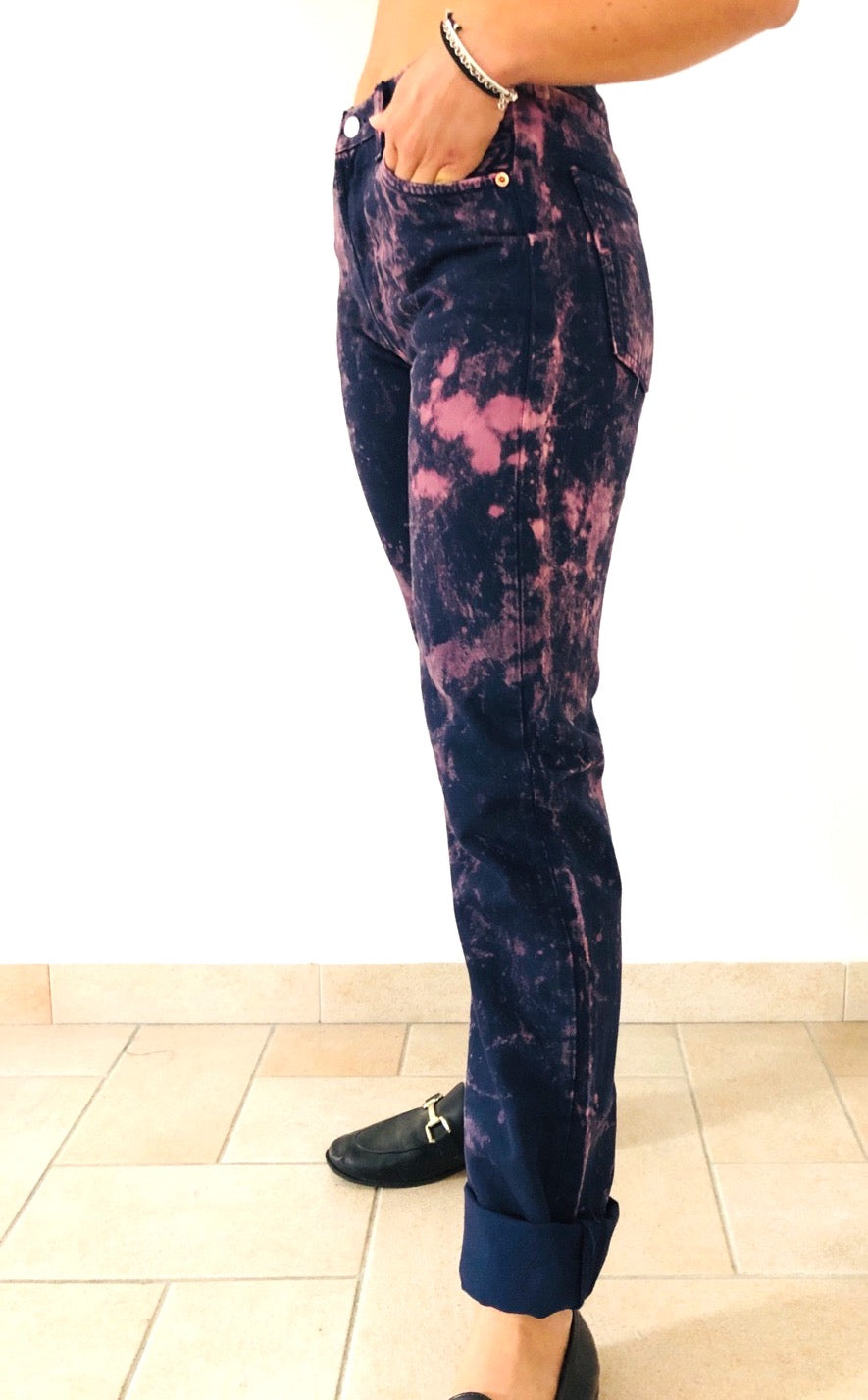 JEANS LEVI'S 501 TIE-DYE VINTAGE