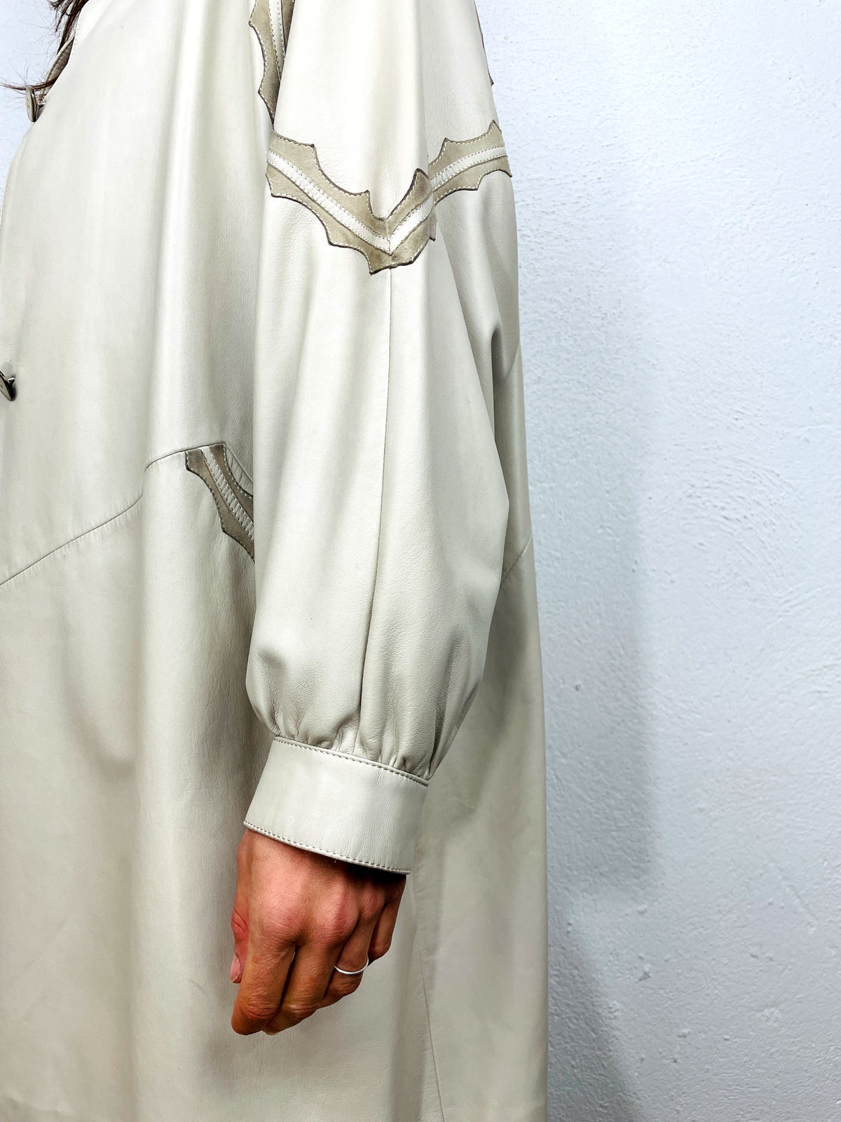 TRENCH IN PELLE VINTAGE