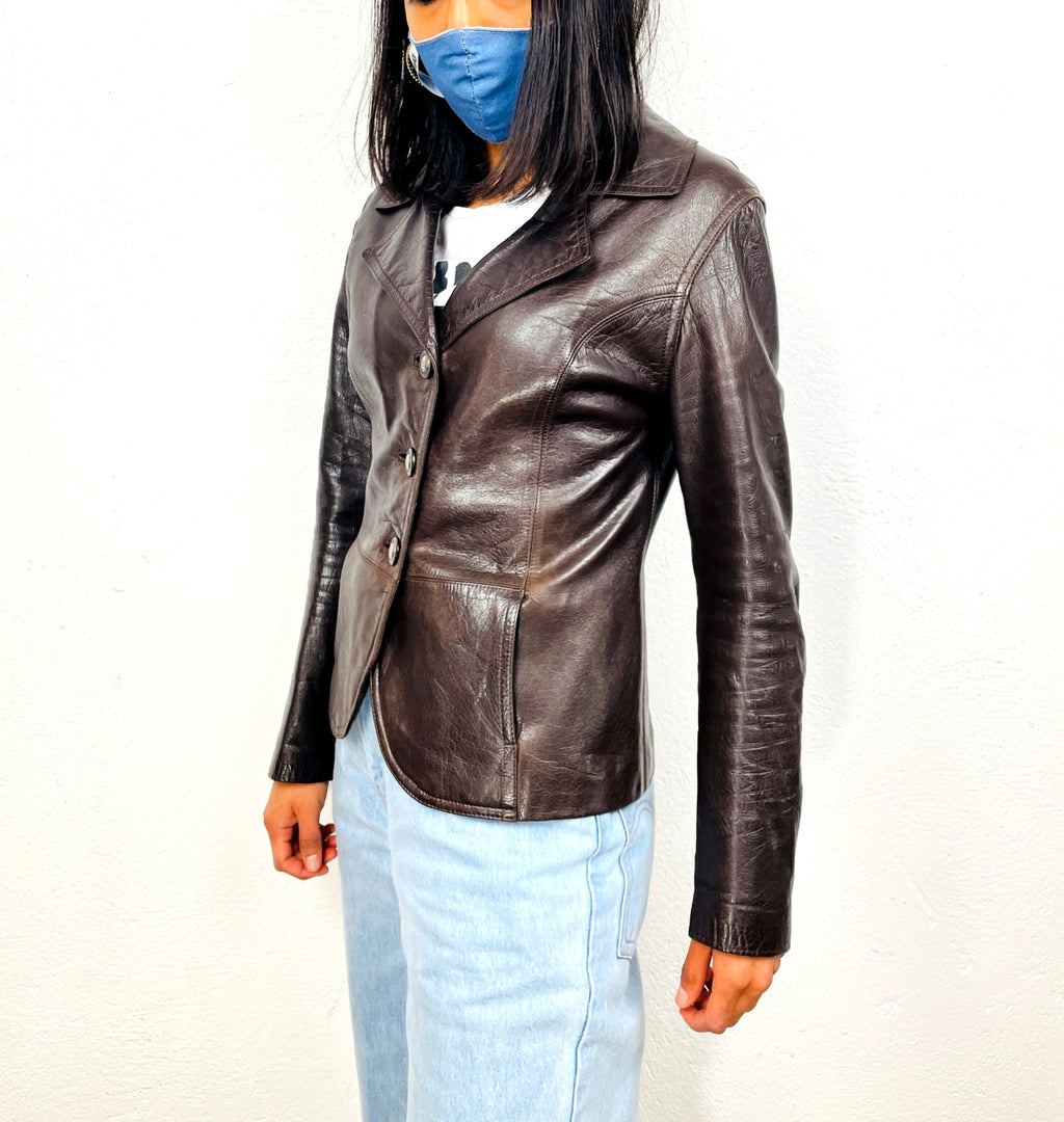GIACCA IN PELLE VINTAGE
