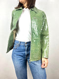 GIACCA IN PELLE MOSAICO
