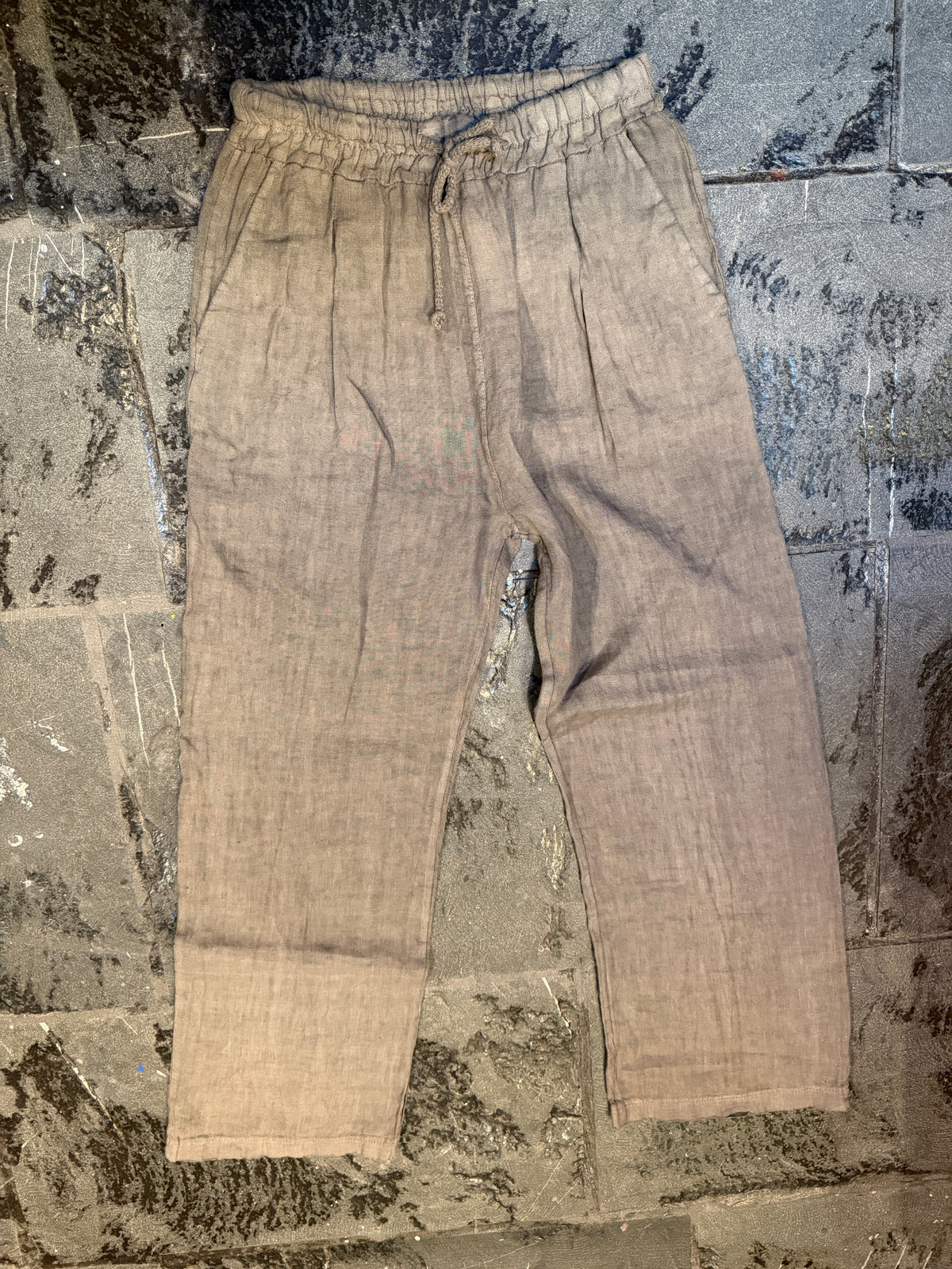 Pantaloni 100% Lino FANGO