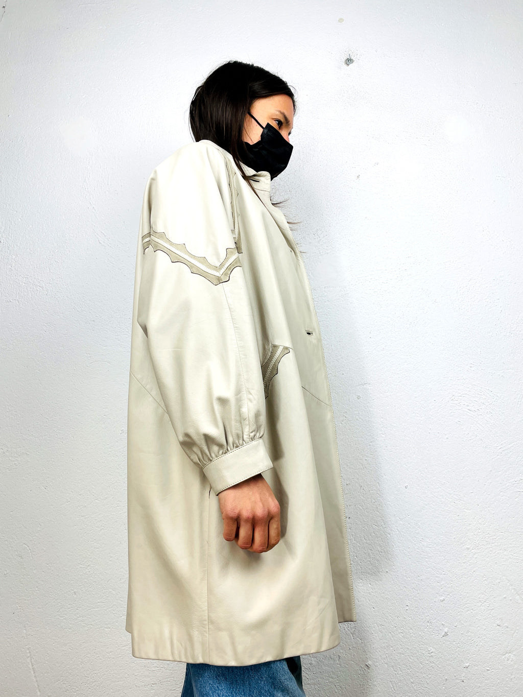 TRENCH IN PELLE VINTAGE
