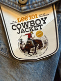 Lee 101 cowboy jacket faded