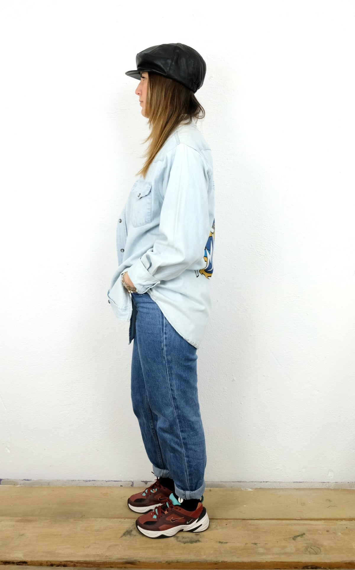 CAMICIA DI JEANS VINTAGE MV AUGUSTA