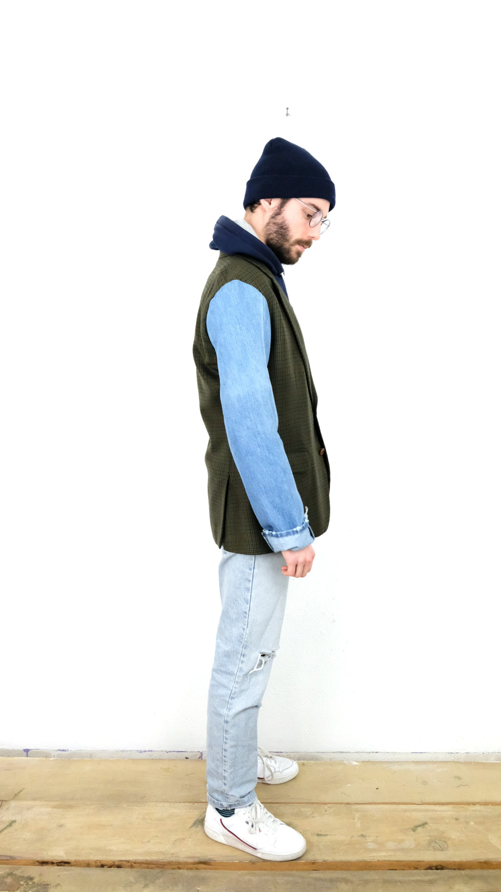 GIACCA DENIM E LANA VINTAGE