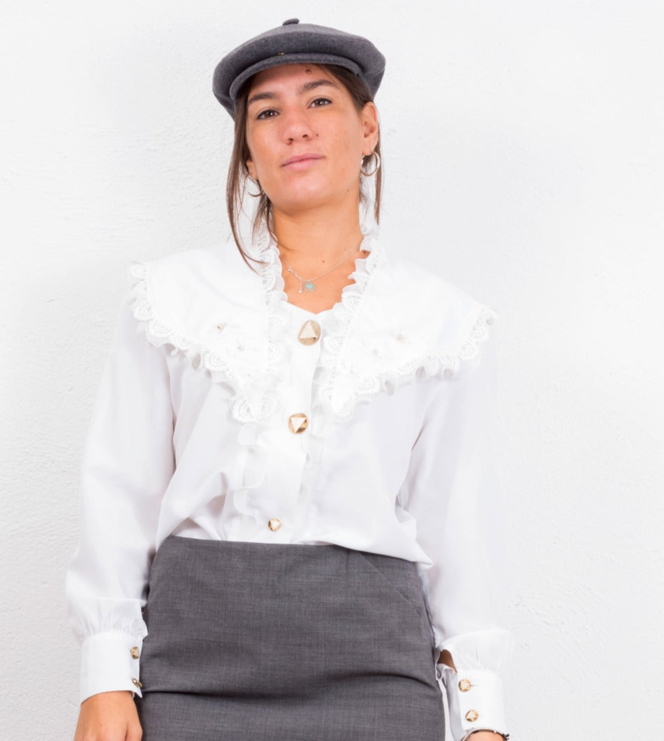 CAMICIA CON PLISSET VINTAGE