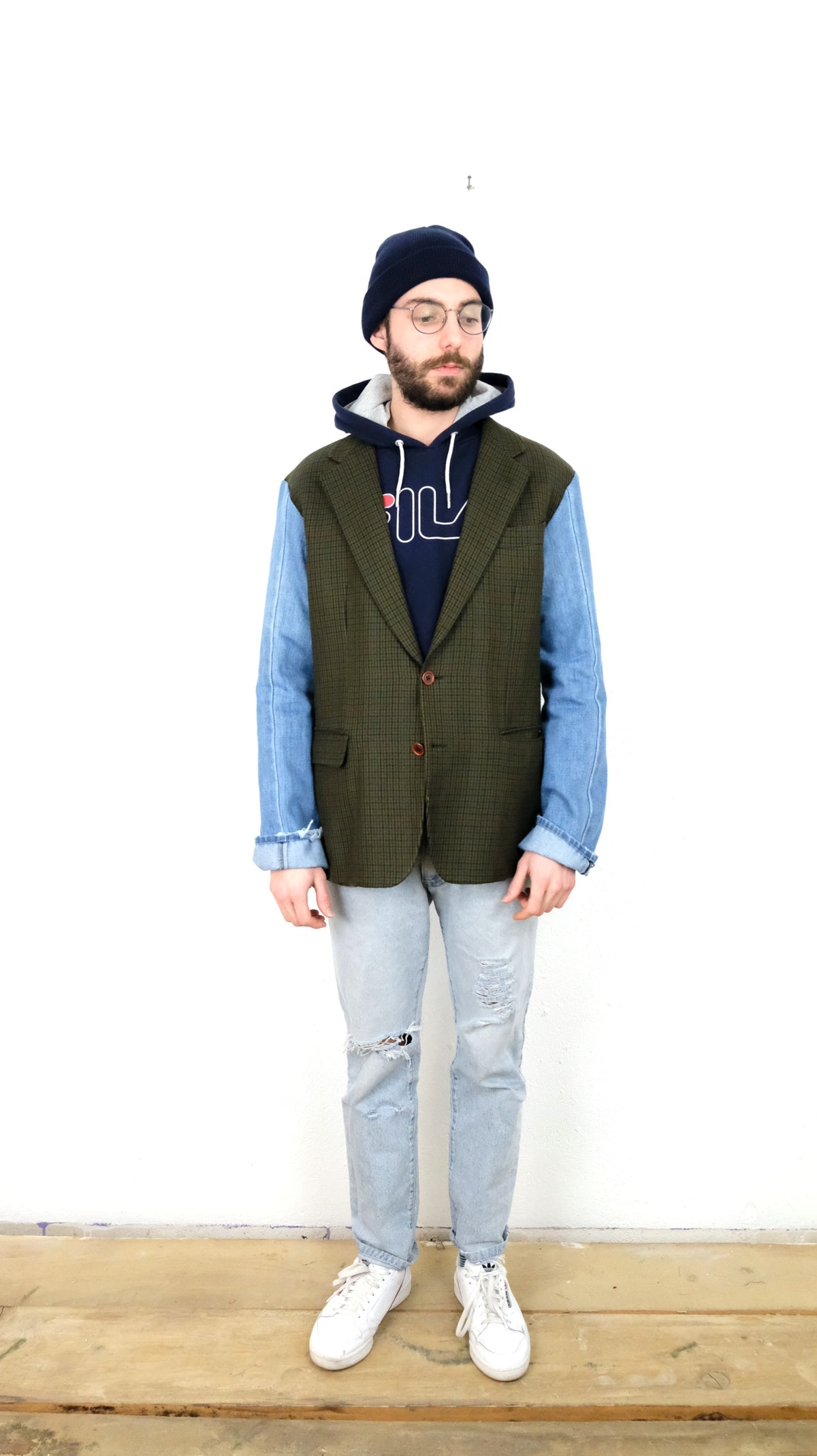 GIACCA DENIM E LANA VINTAGE