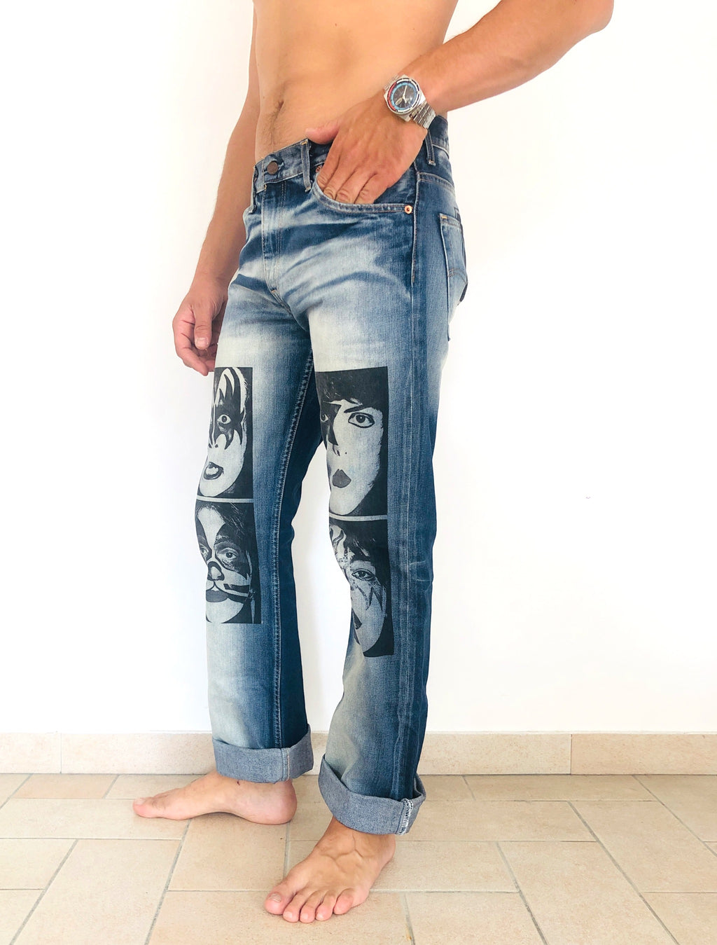 JEANS 507 LEVI'S VINTAGE CUSTOMIZZATI