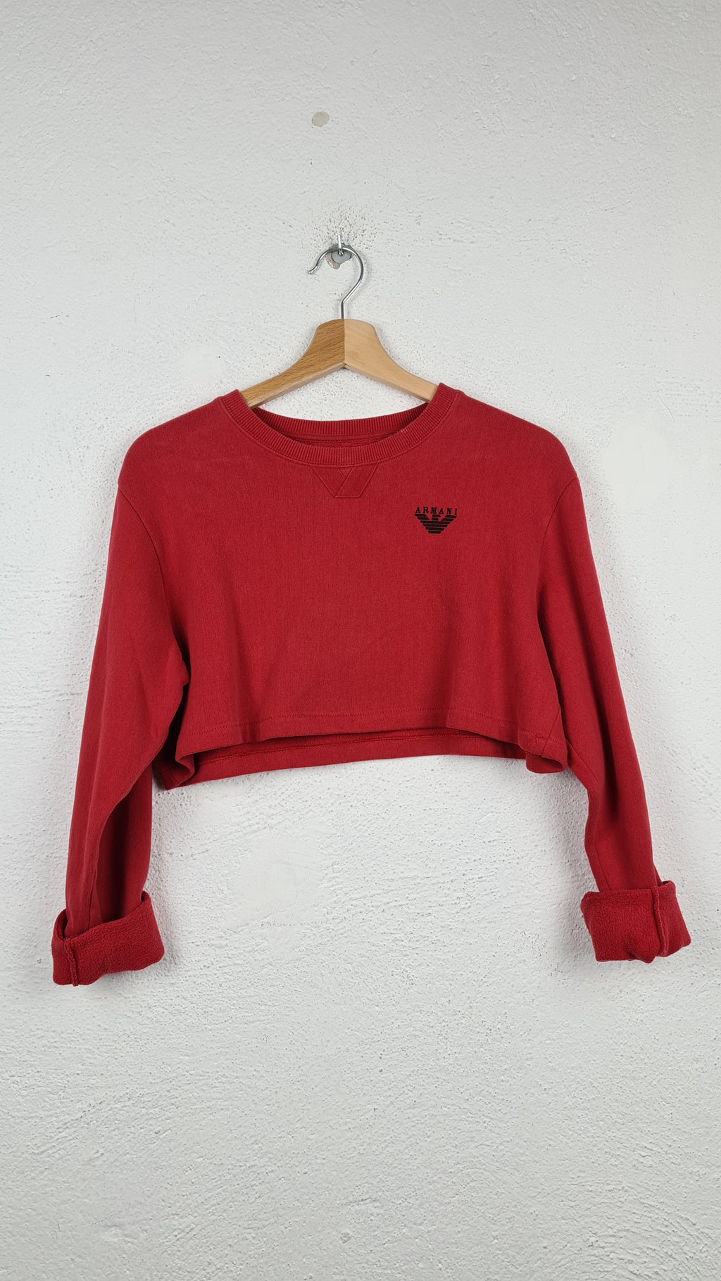 FELPA CROP ARMANI JEANS VINTAGE