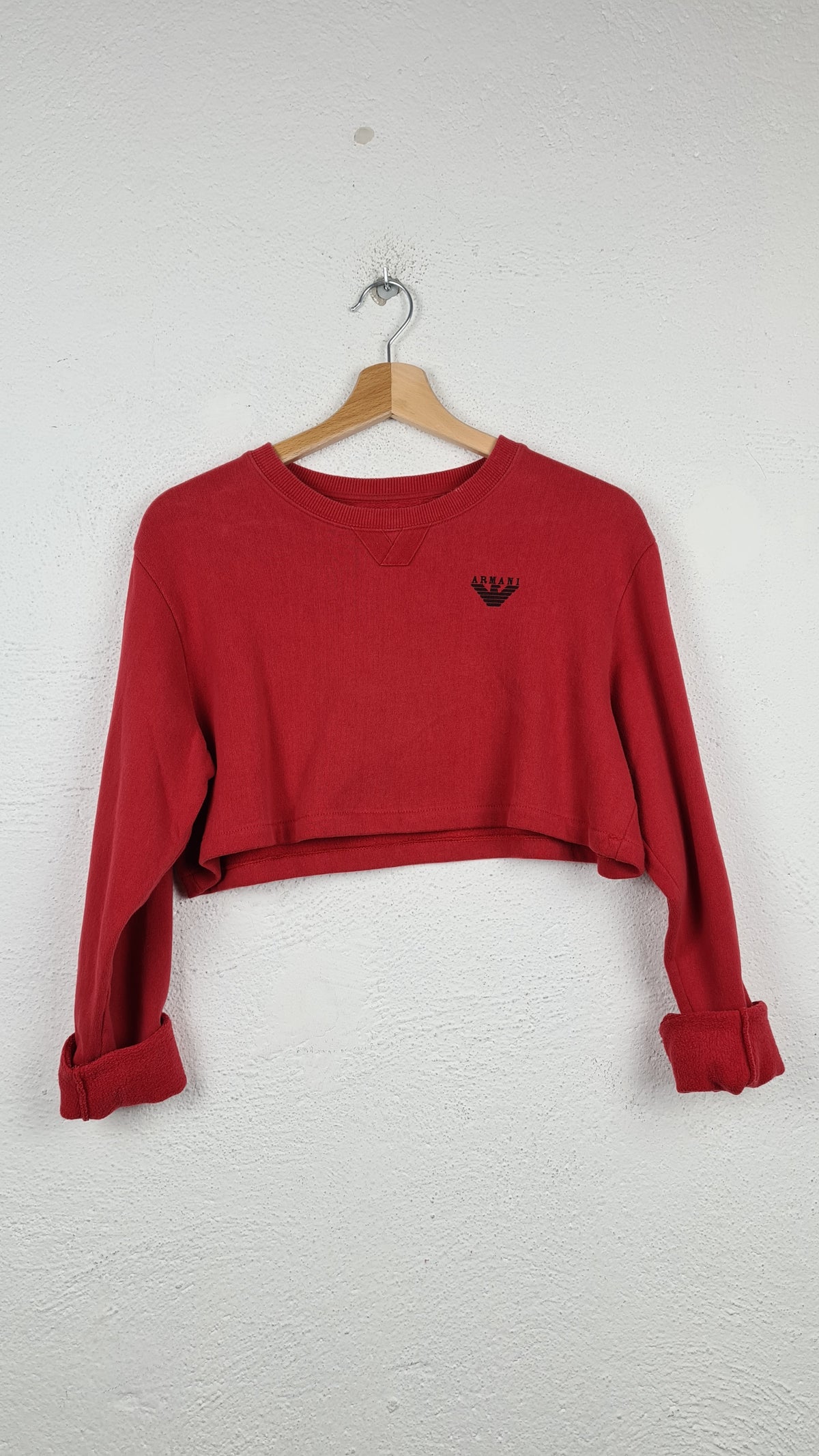 FELPA CROP ARMANI JEANS VINTAGE
