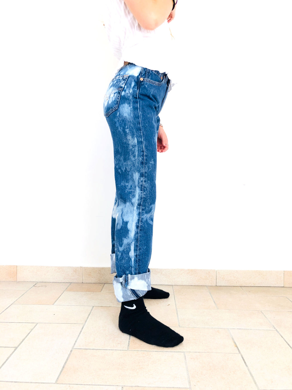 JEANS LEVI'S 501 TIE-DYE VINTAGE