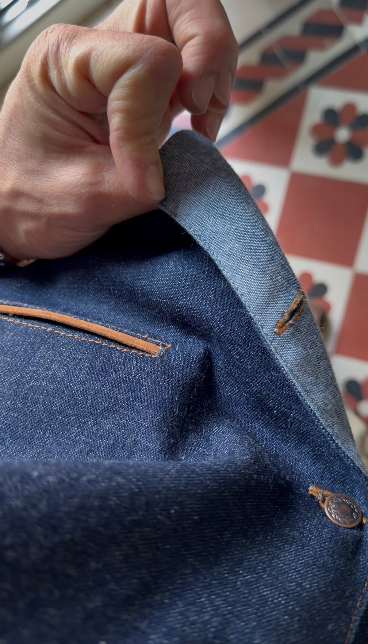 Gilet denim anni 80