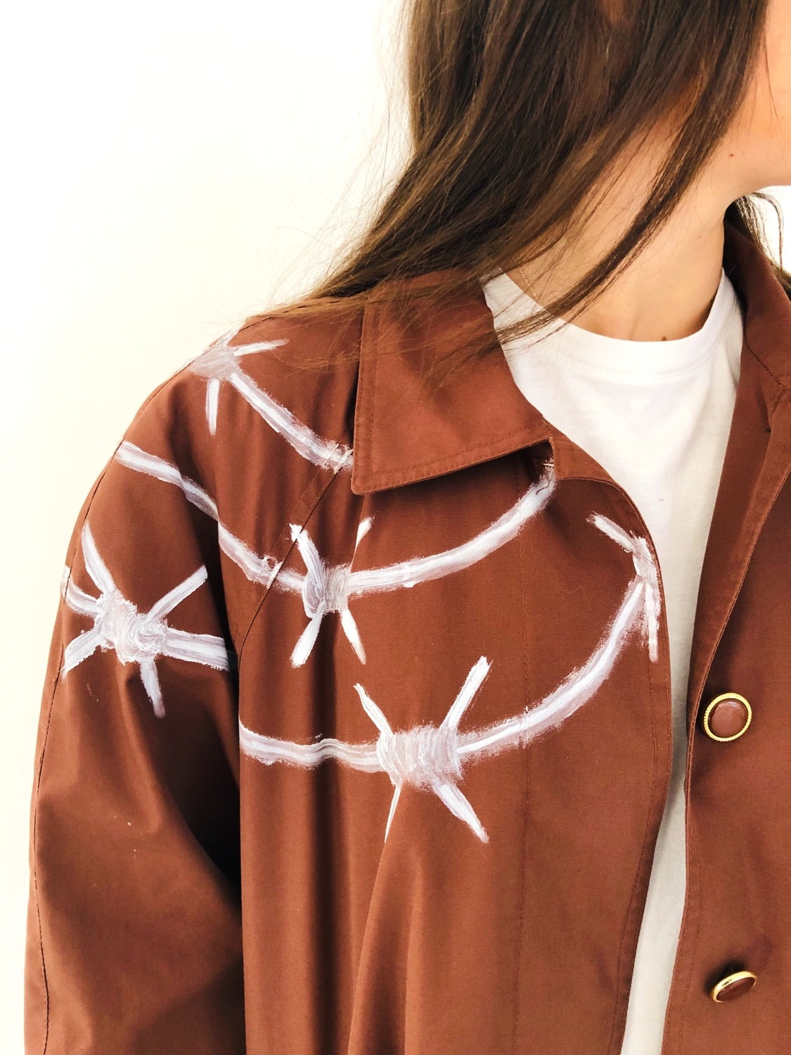 TRENCH VINTAGE CUSTOMIZZATO