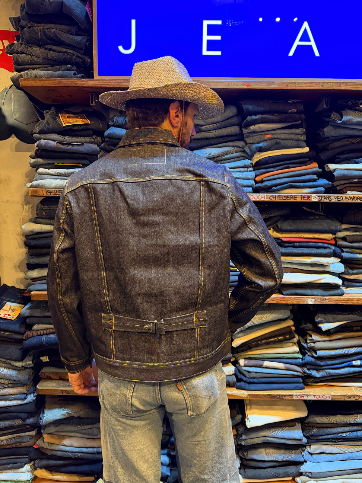Trucker Lee 101 cowboy raw denim