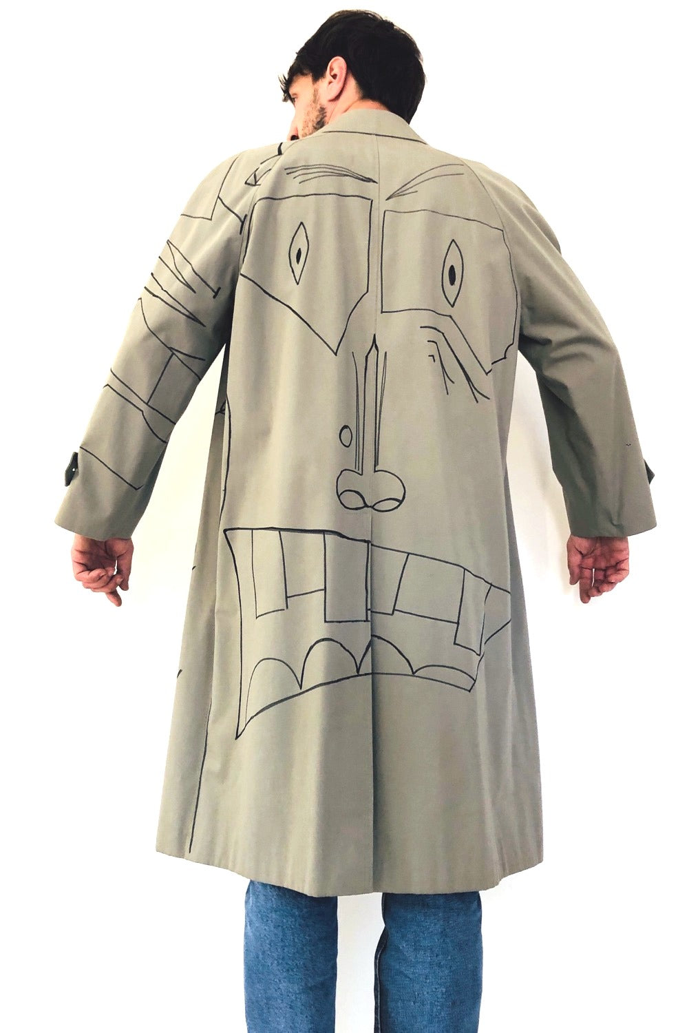 TRENCH VINTAGE CUSTOMIZZATO