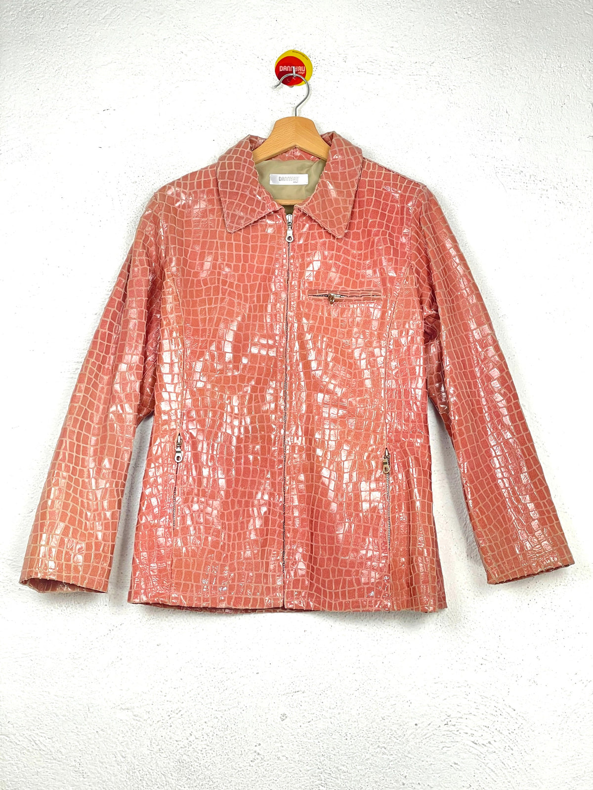 GIACCA IN PELLE MOSAICO