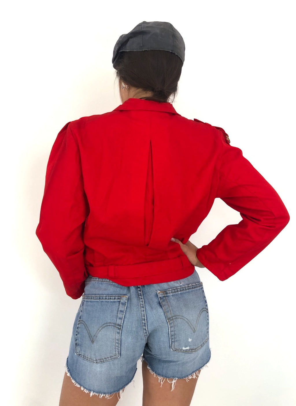 BOMBER red jacket