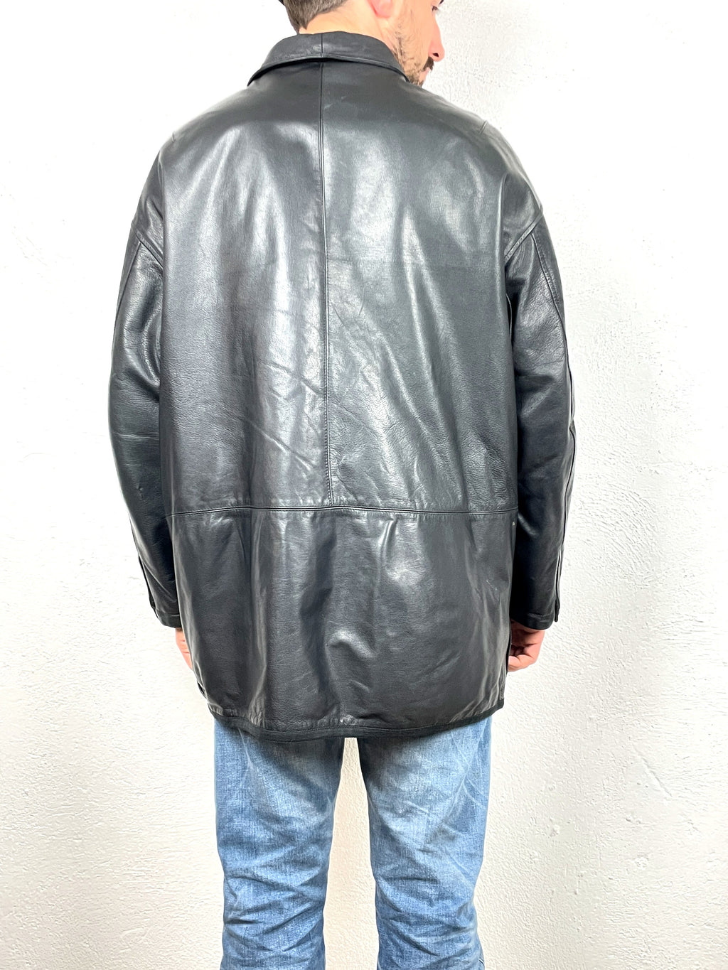 GIACCA LES COPAIN IN VERA PELLE VINTAGE