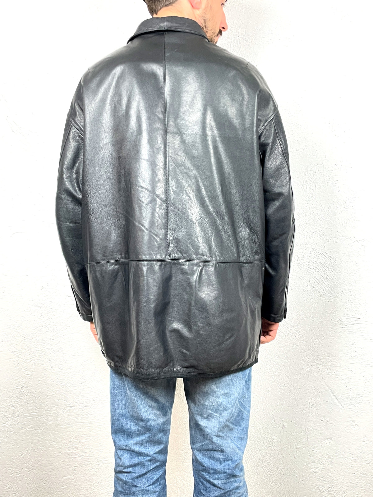 GIACCA LES COPAIN IN VERA PELLE VINTAGE