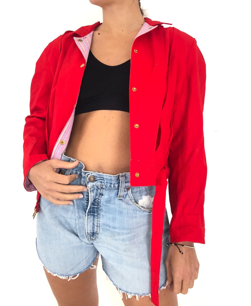BOMBER red jacket