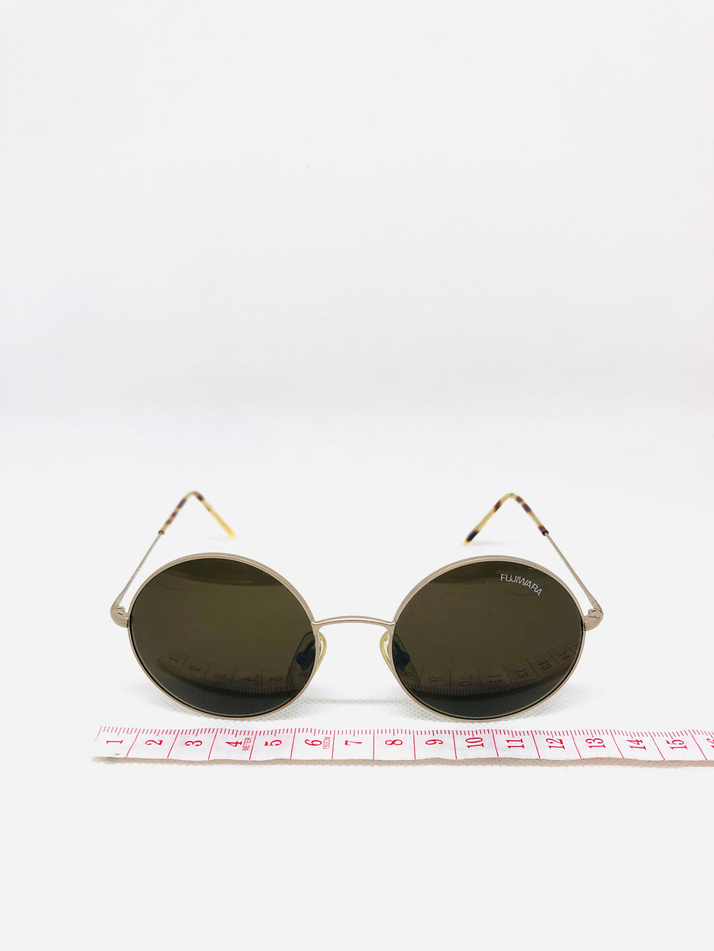 FUJIWARA 3 oro opaco vintage sunglasses DEADSTOCK