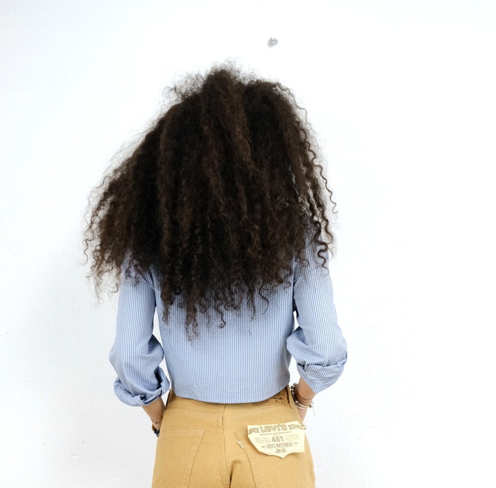 CAMICIA CROP OVERSIZE VINTAGE