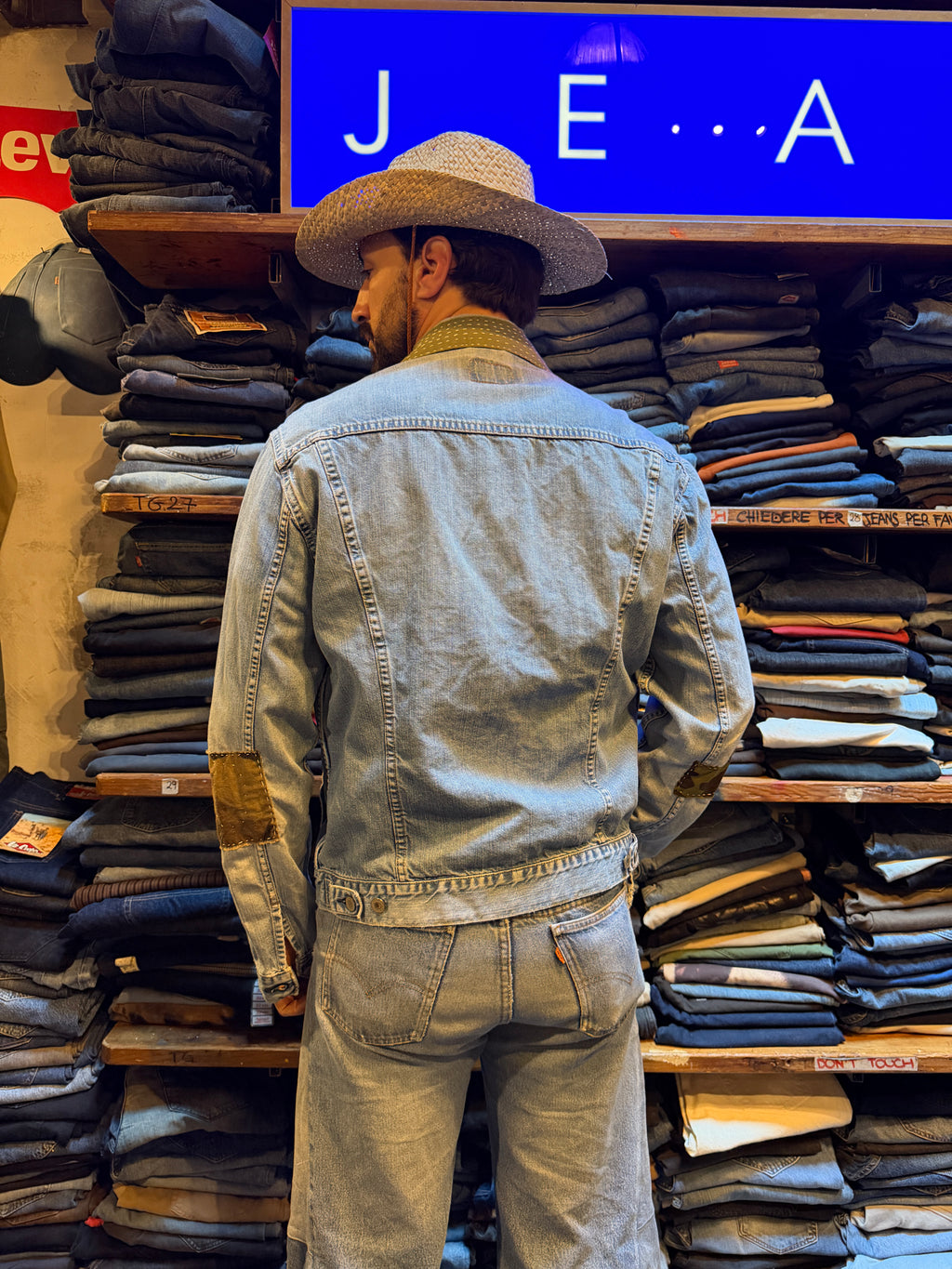 Trucker Levi’s anni 90 Sashiko