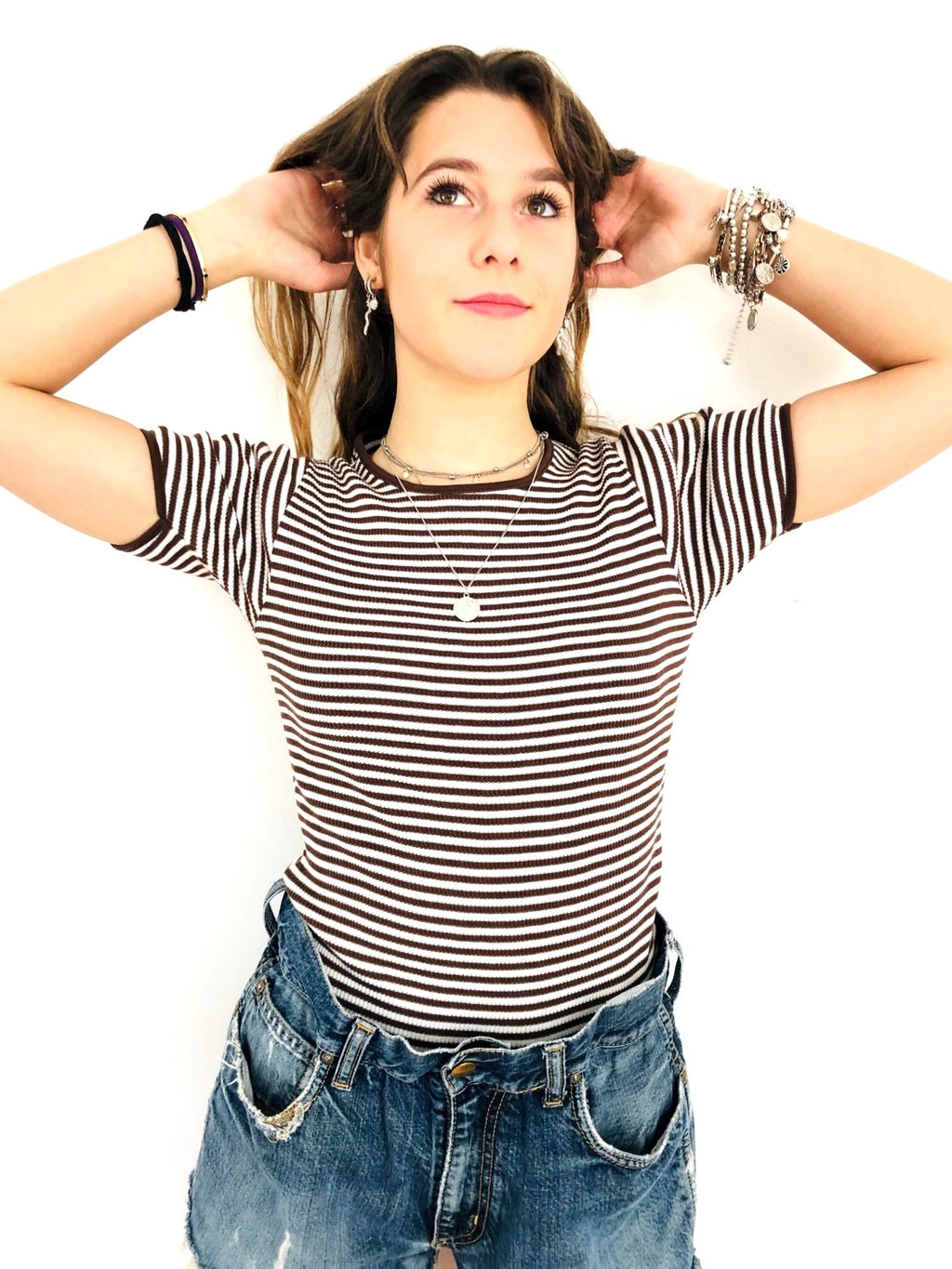 T-SHIRT A RIGHE VINTAGE