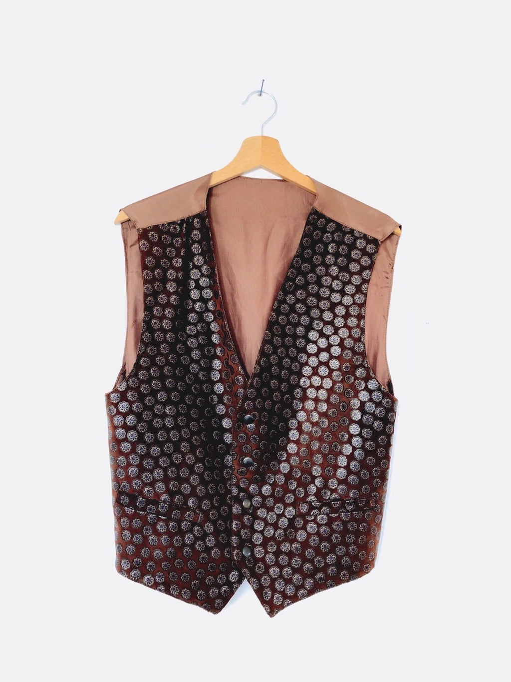 GILET IN PELLE SCAMOSCIATA VINTAGE