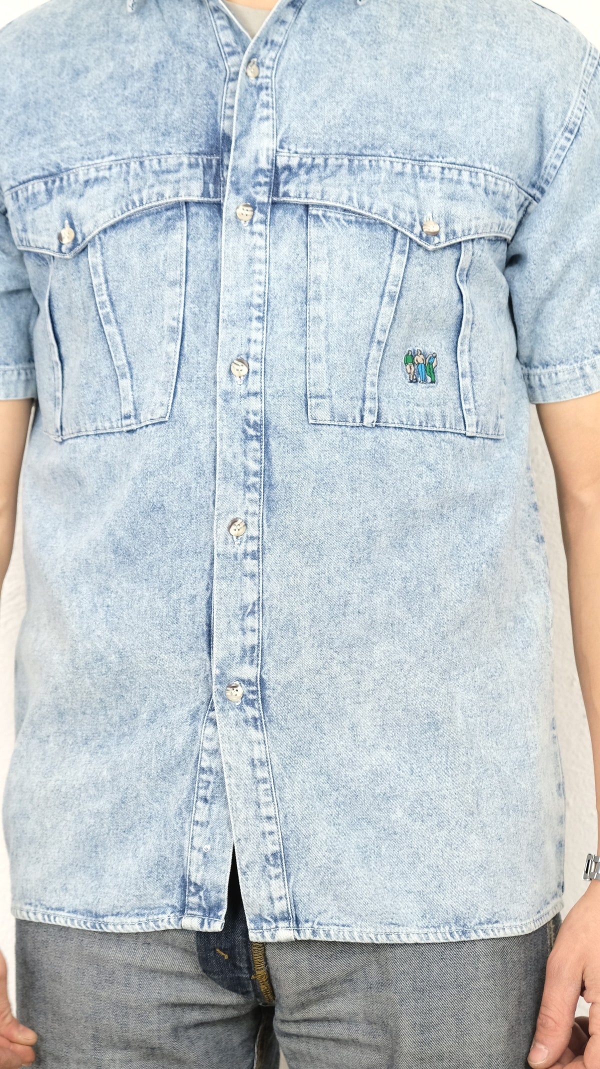 CAMICIA DI JEANS VINTAGE ANNI '80
