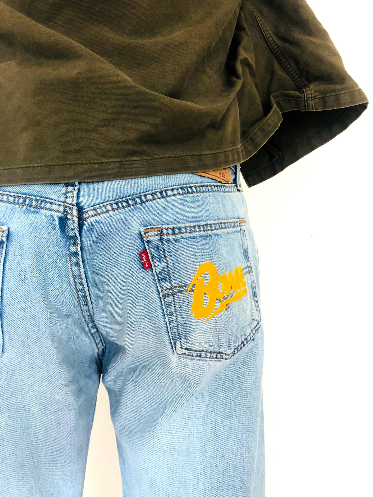 JEANS 501 LEVI'S VINTAGE CUSTOMIZZATI