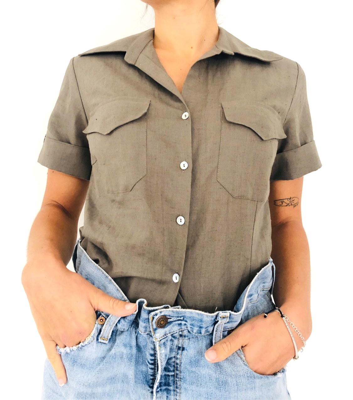 CAMICIA IN LINO VINTAGE