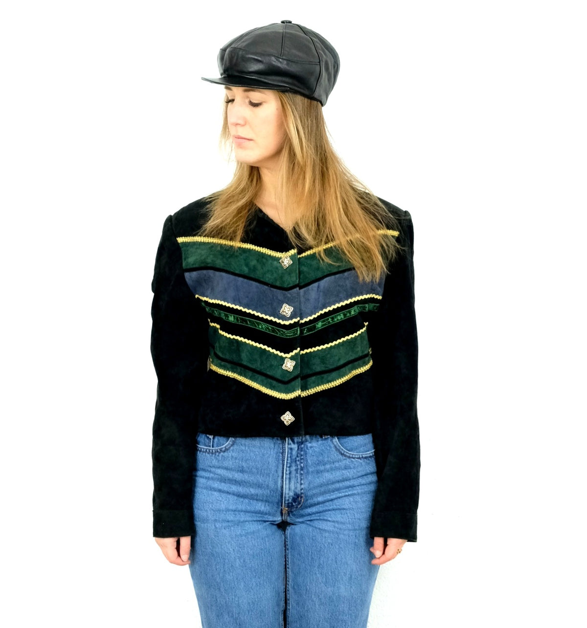 GIACCA IN PELLE SCAMOSCIATA VINTAGE