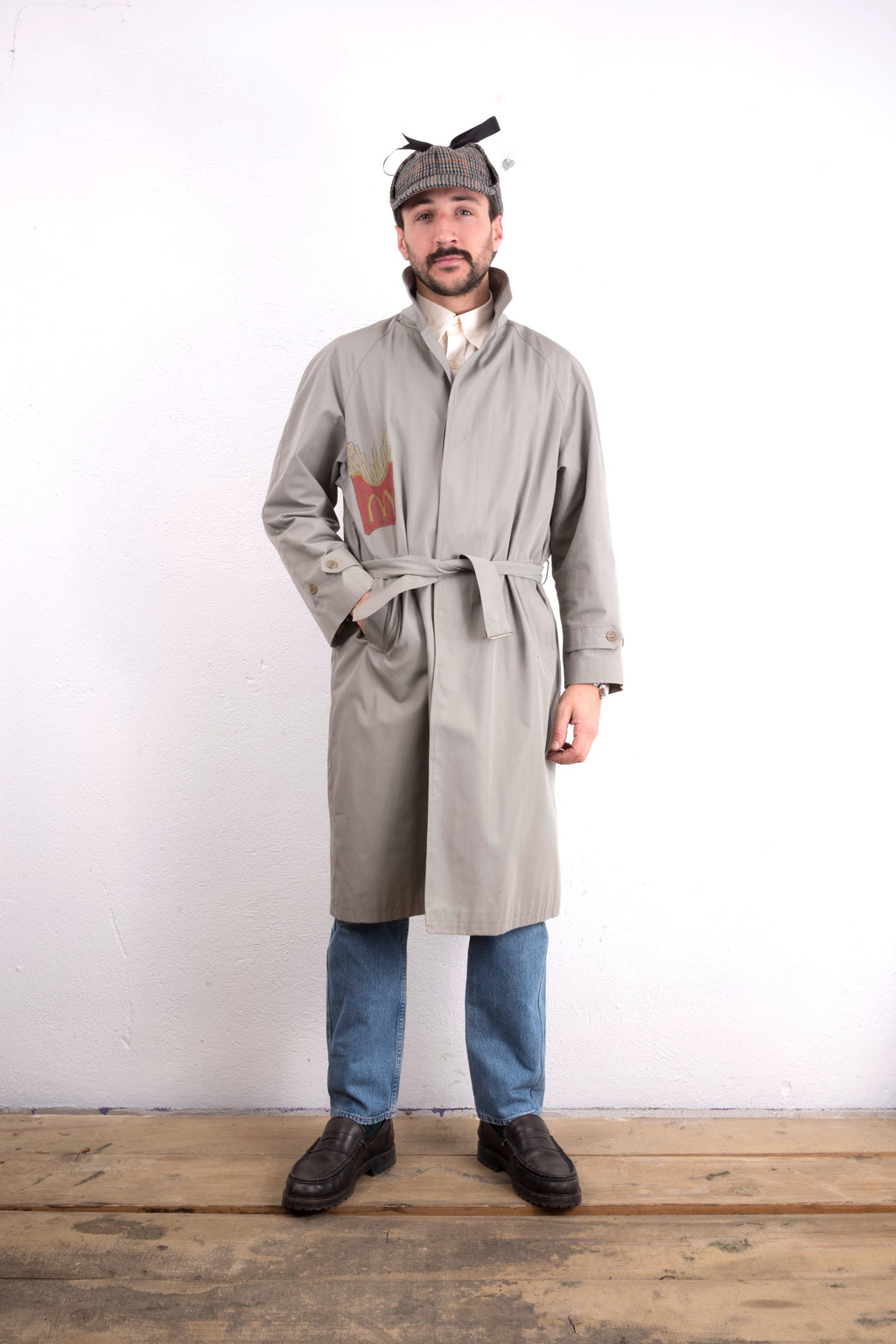 TRENCH VINTAGE CUSTOMIZZATO MC DONALDS