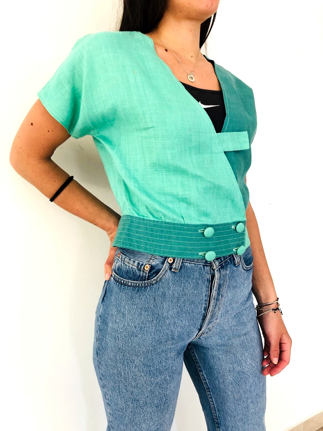 CAMICIA BICOLOR VINTAGE
