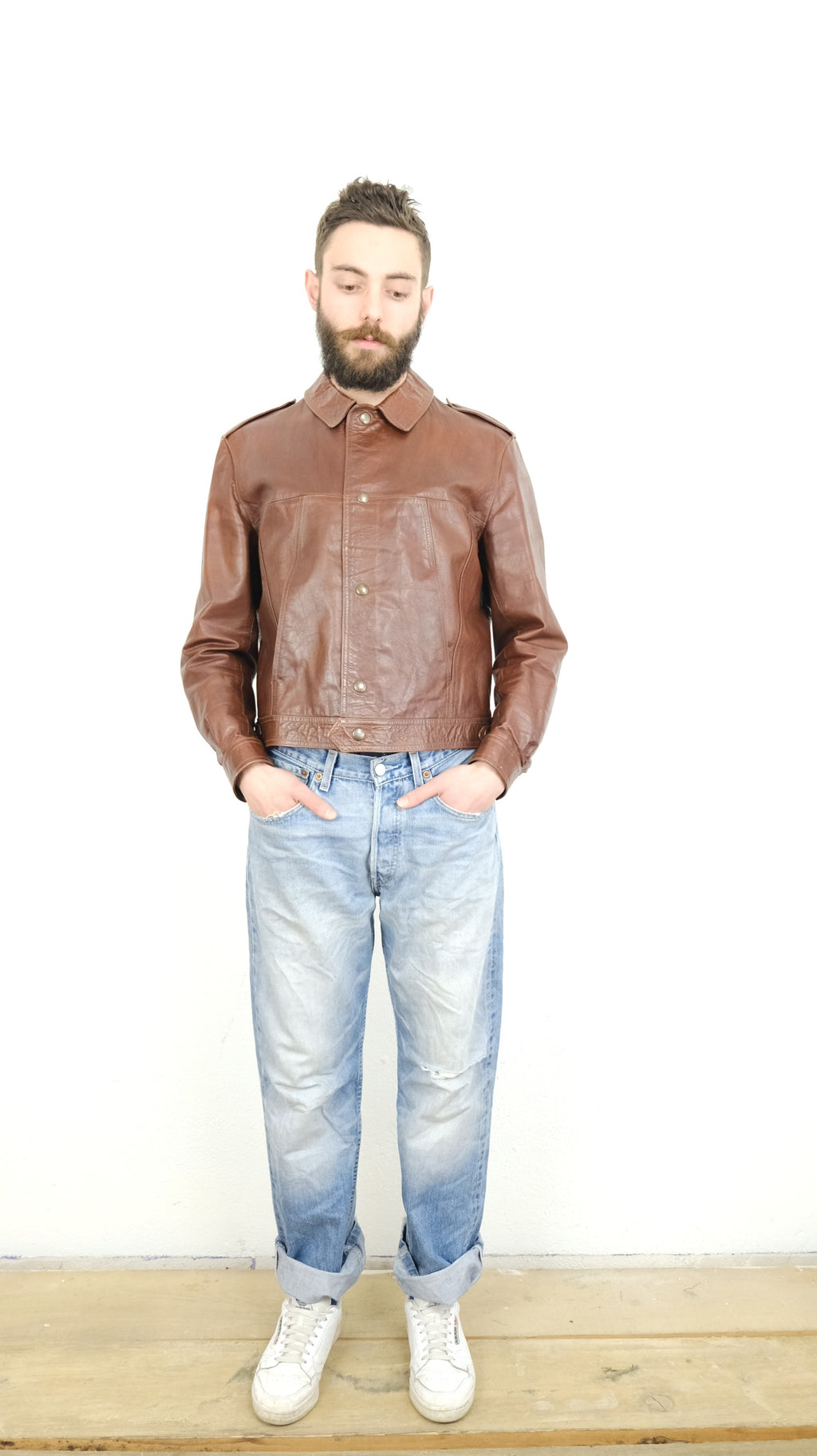 GIACCA IN VERA PELLE VINTAGE