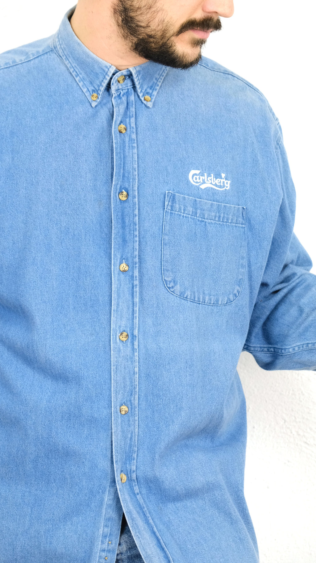 CAMICIA DI JEANS CARLSBERG VINTAGE