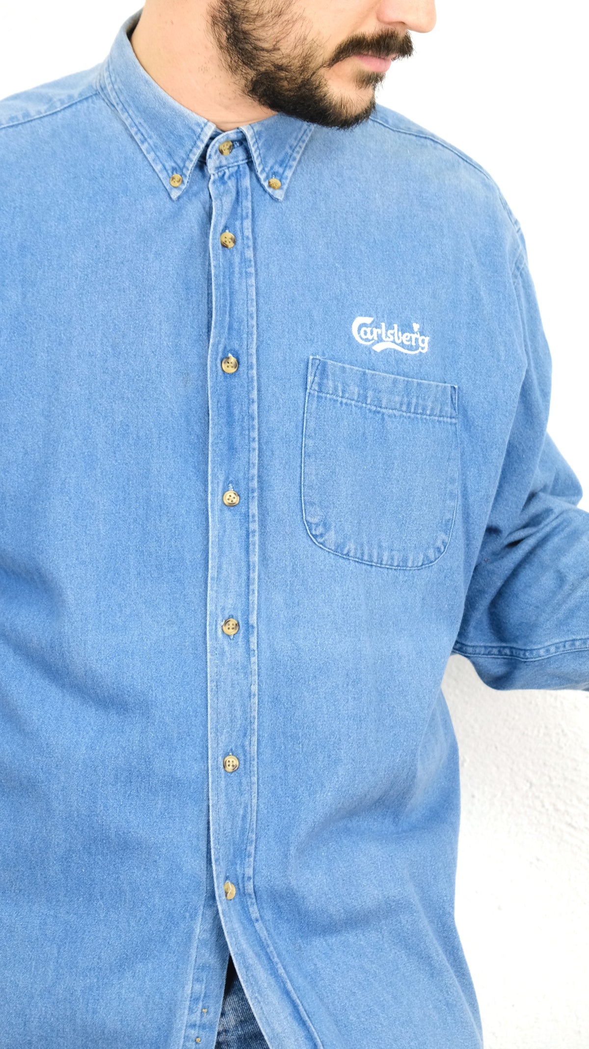 CAMICIA DI JEANS CARLSBERG VINTAGE