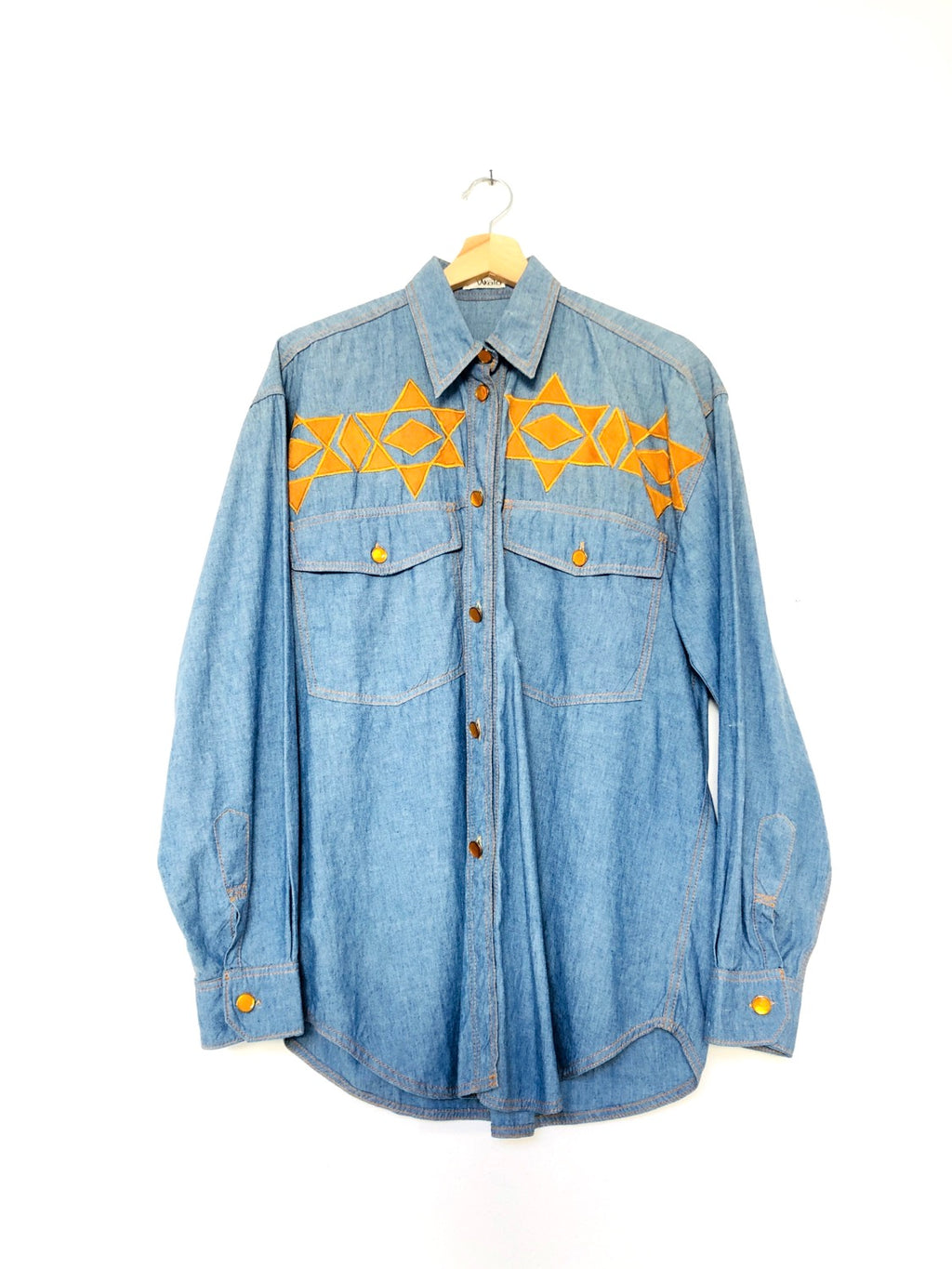 CAMICIA DI JEANS WESTERN VINTAGE MAKOTO