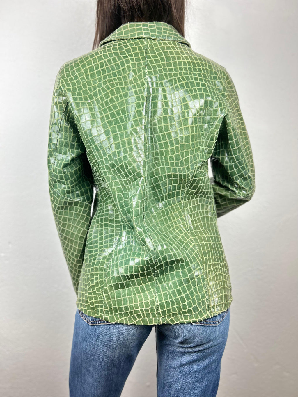 GIACCA IN PELLE MOSAICO