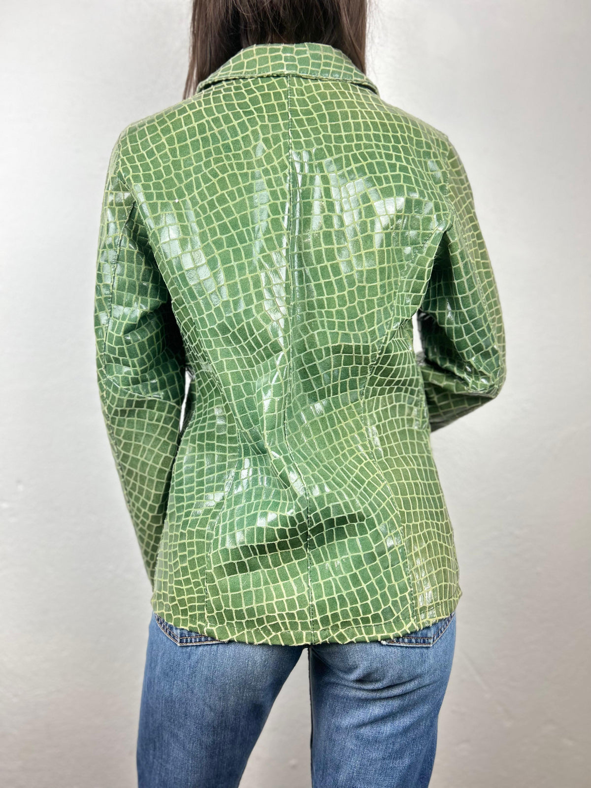 GIACCA IN PELLE MOSAICO