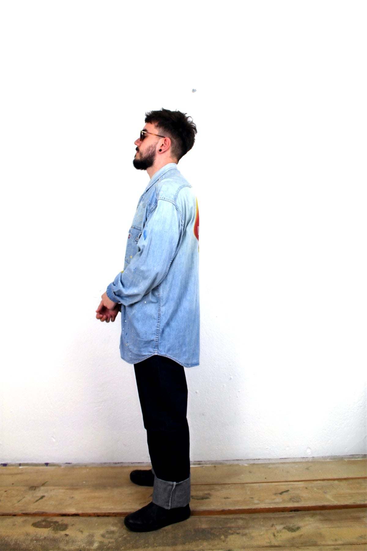 CAMICIA DI JEANS LEVIS VINTAGE CUSTOM