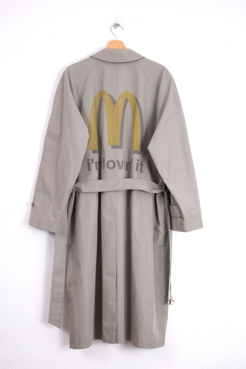 TRENCH VINTAGE CUSTOMIZZATO MC DONALDS