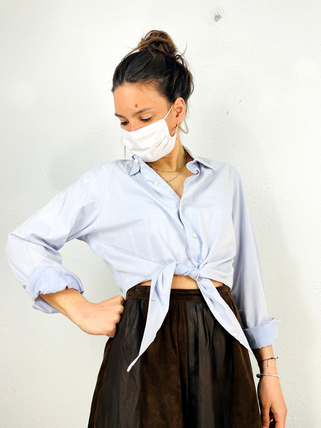 CAMICIA CROP VINTAGE