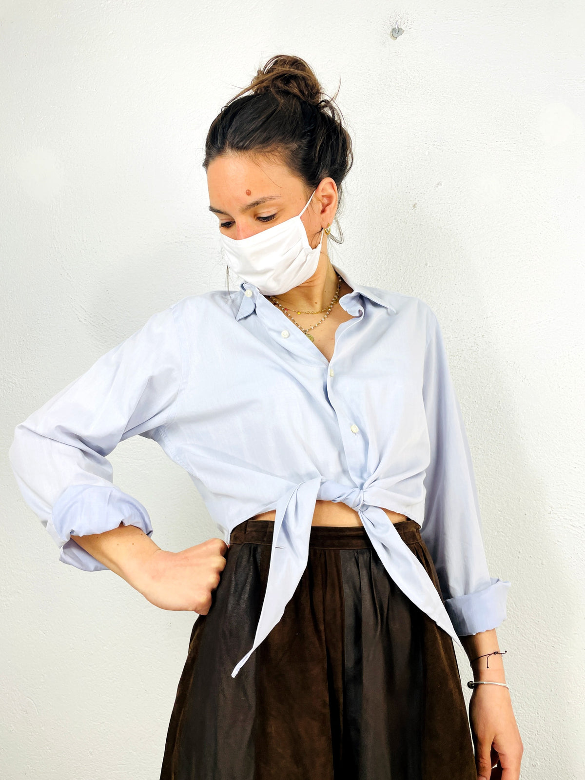 CAMICIA CROP VINTAGE
