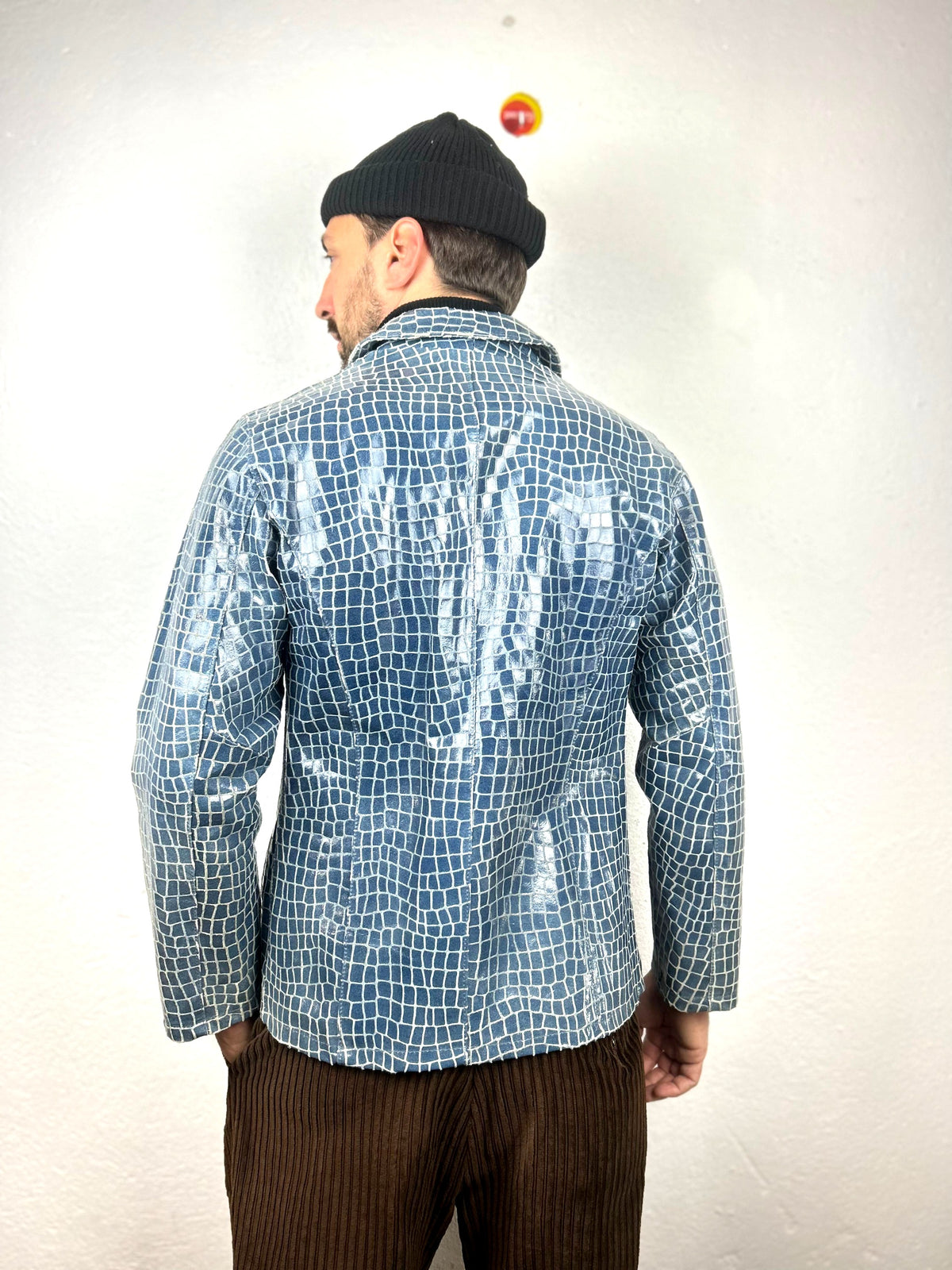 GIACCA IN PELLE MOSAICO