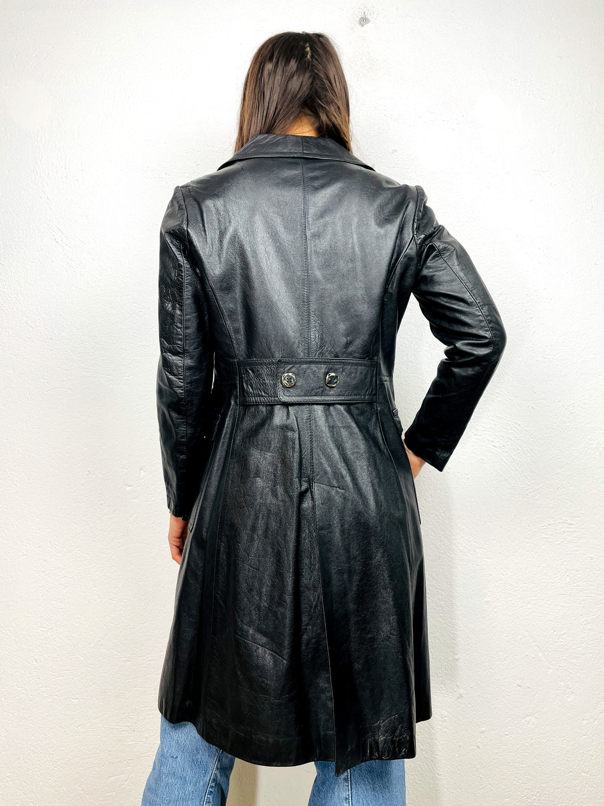 TRENCH IN PELLE VINTAGE