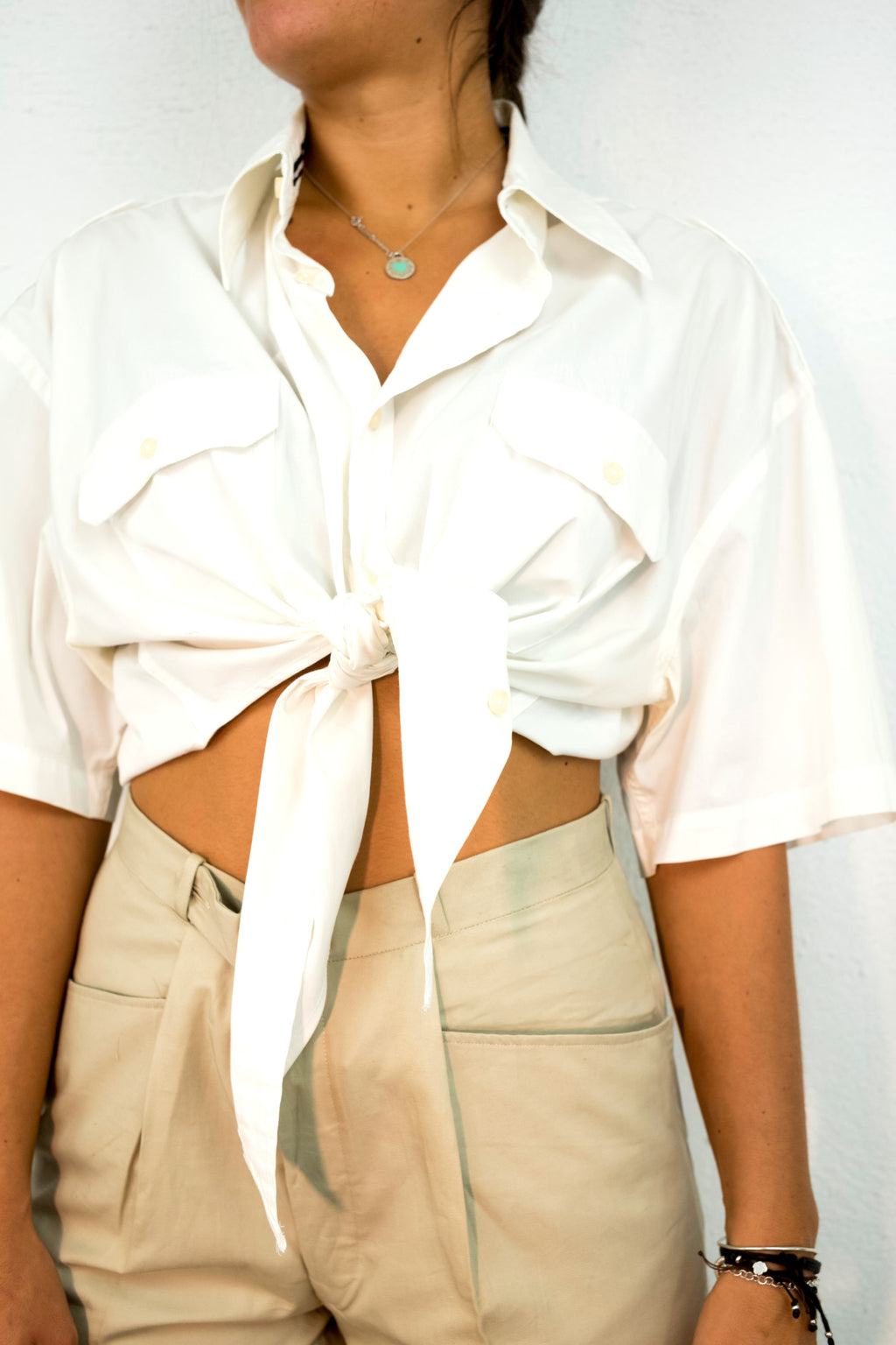 CAMICIA CROP VINTAGE