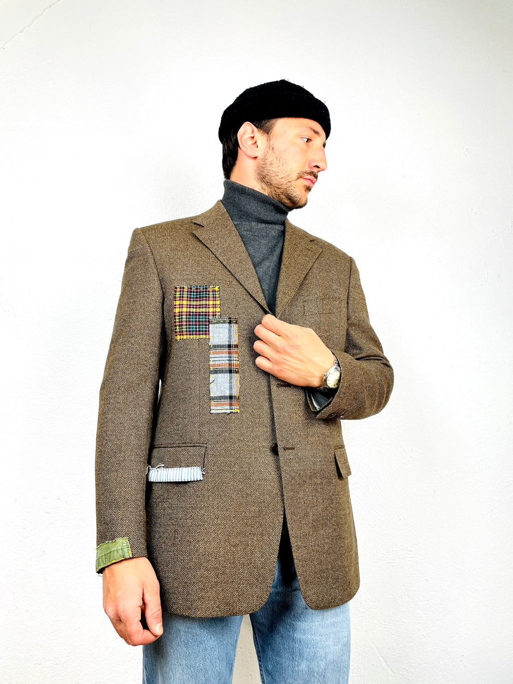 BLAZER PATCHWORK CUSTOM VINTAGE