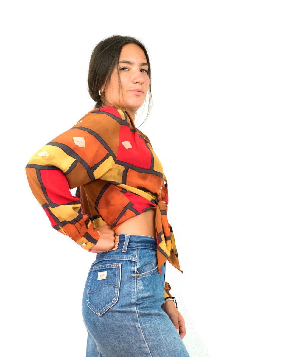 CAMICIA FANTASIA VINTAGE ANNI '80
